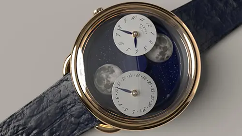 3D model of a Hermès watch recreated in Autodesk Maya and textured in Substance 3D Painter